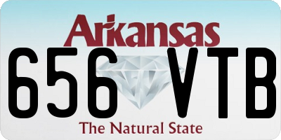 AR license plate 656VTB