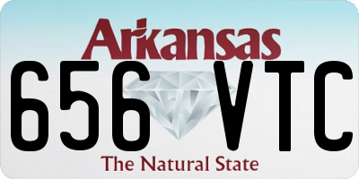 AR license plate 656VTC