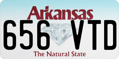 AR license plate 656VTD