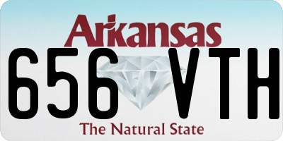 AR license plate 656VTH