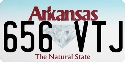 AR license plate 656VTJ