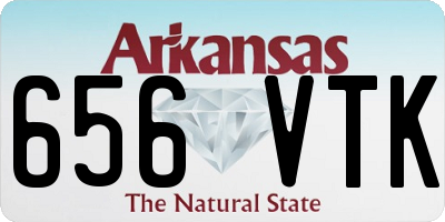 AR license plate 656VTK