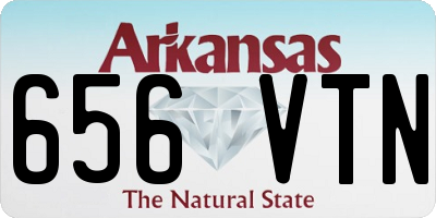 AR license plate 656VTN