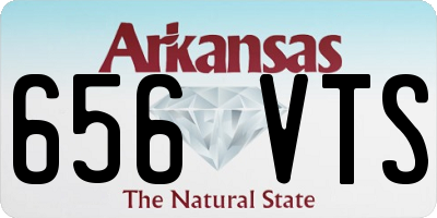 AR license plate 656VTS