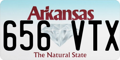 AR license plate 656VTX