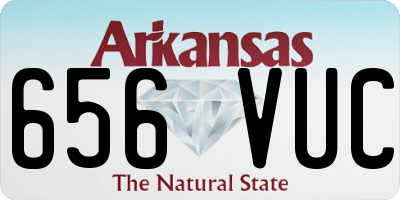 AR license plate 656VUC