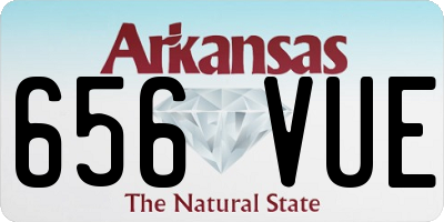 AR license plate 656VUE