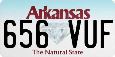 AR license plate 656VUF