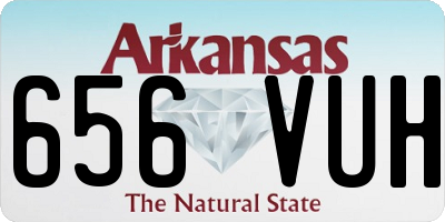 AR license plate 656VUH