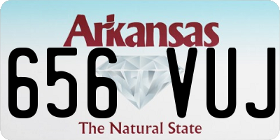 AR license plate 656VUJ