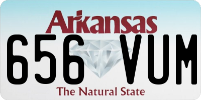 AR license plate 656VUM