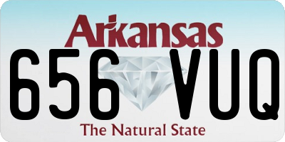 AR license plate 656VUQ