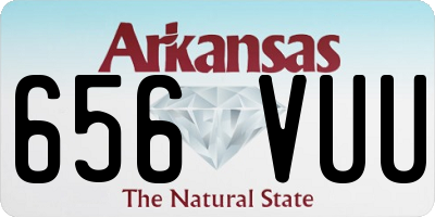 AR license plate 656VUU
