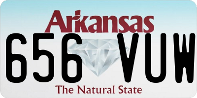 AR license plate 656VUW