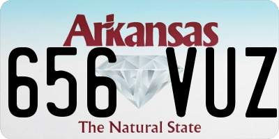 AR license plate 656VUZ