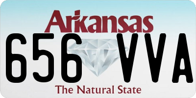 AR license plate 656VVA
