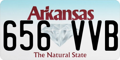 AR license plate 656VVB