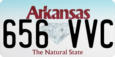 AR license plate 656VVC