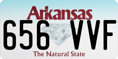 AR license plate 656VVF