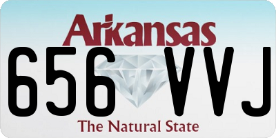 AR license plate 656VVJ