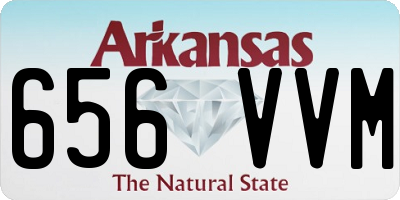AR license plate 656VVM
