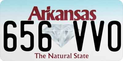 AR license plate 656VVO