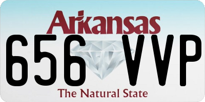 AR license plate 656VVP
