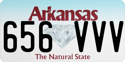 AR license plate 656VVV