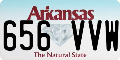 AR license plate 656VVW