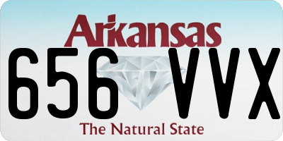 AR license plate 656VVX