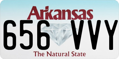 AR license plate 656VVY
