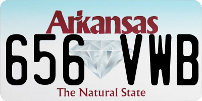 AR license plate 656VWB