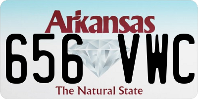 AR license plate 656VWC