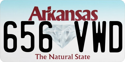 AR license plate 656VWD