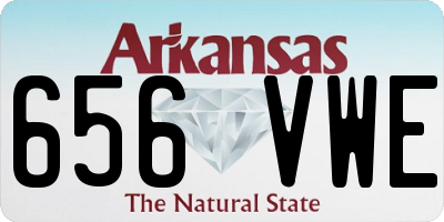 AR license plate 656VWE