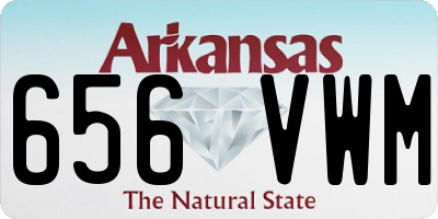 AR license plate 656VWM