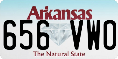 AR license plate 656VWO