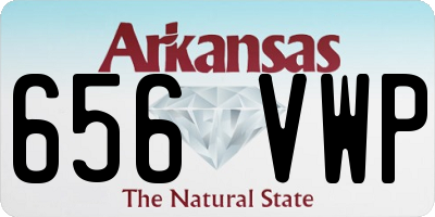 AR license plate 656VWP