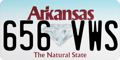 AR license plate 656VWS