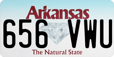 AR license plate 656VWU