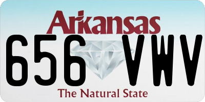 AR license plate 656VWV