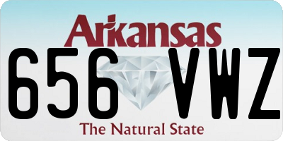 AR license plate 656VWZ
