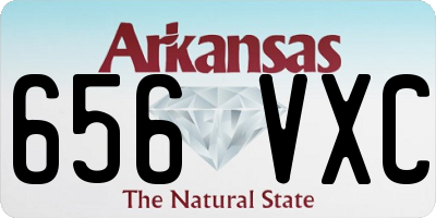 AR license plate 656VXC