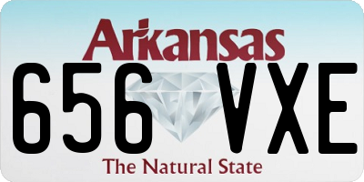AR license plate 656VXE