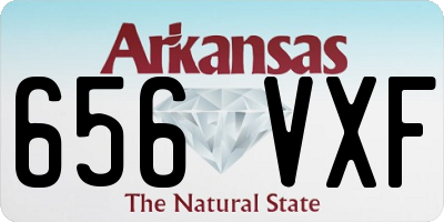 AR license plate 656VXF