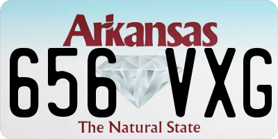 AR license plate 656VXG