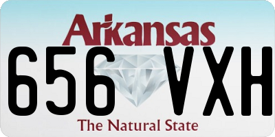 AR license plate 656VXH