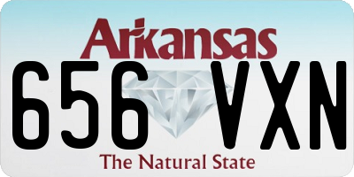 AR license plate 656VXN