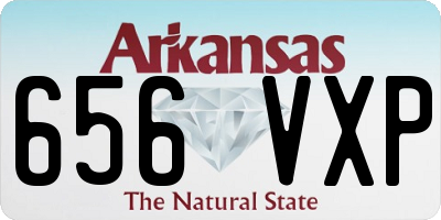 AR license plate 656VXP
