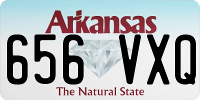 AR license plate 656VXQ